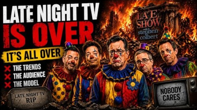 Late Night is Over: Colbert’s Pathetic Exit Just Proved It!