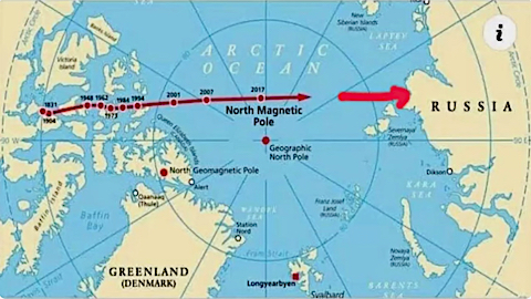 image Migration of the North Magnetic Pole