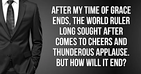 image after My Grace, the World Ruler comes.