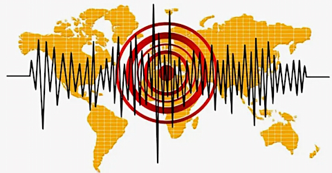 image a worldwide earthquake