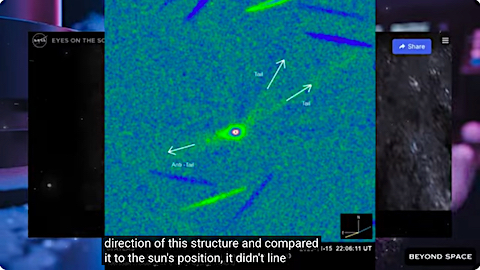 image 3I/Atlas, the jets