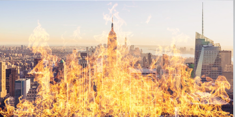 image New York City after a nuclear first strike