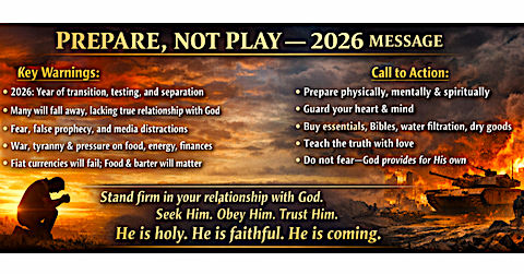 Prophecy News – ‘A New War’, given by Jesus to Roxanne, January 4th, 2026 Prophecy News – ‘A New War’, given by Jesus to Roxanne, January 4th, 2026
