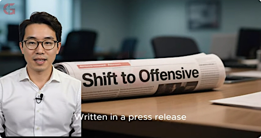 image from defensive to offensive