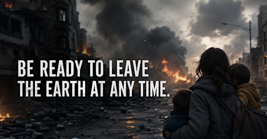 image Be Ready to Leave the Earth at any time